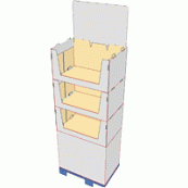 Palettendisplay aus Karton