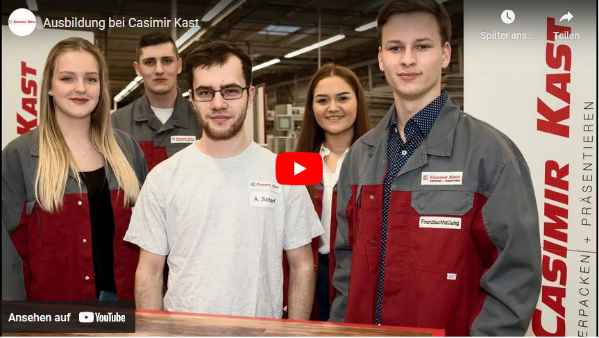 Ausbildung bei Casimir Kast