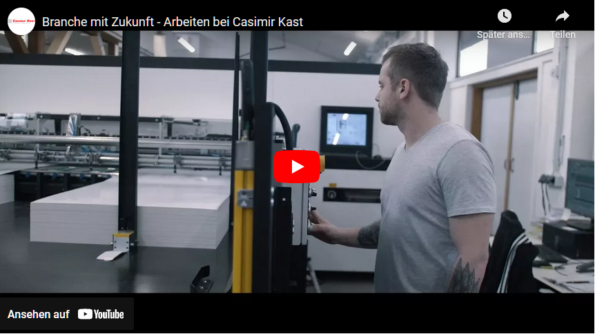 Branche mit Zukunft - arbeiten bei Casimir Kast