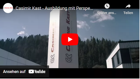 Casimir Kast - Ausbildung mit Perspektiven